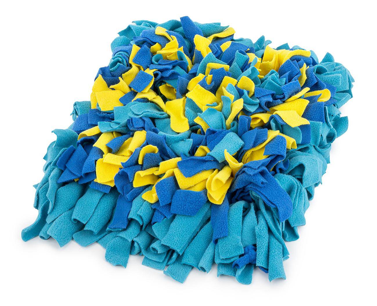 Snuffle mat blue&yellow M 40cm (Photo 1)