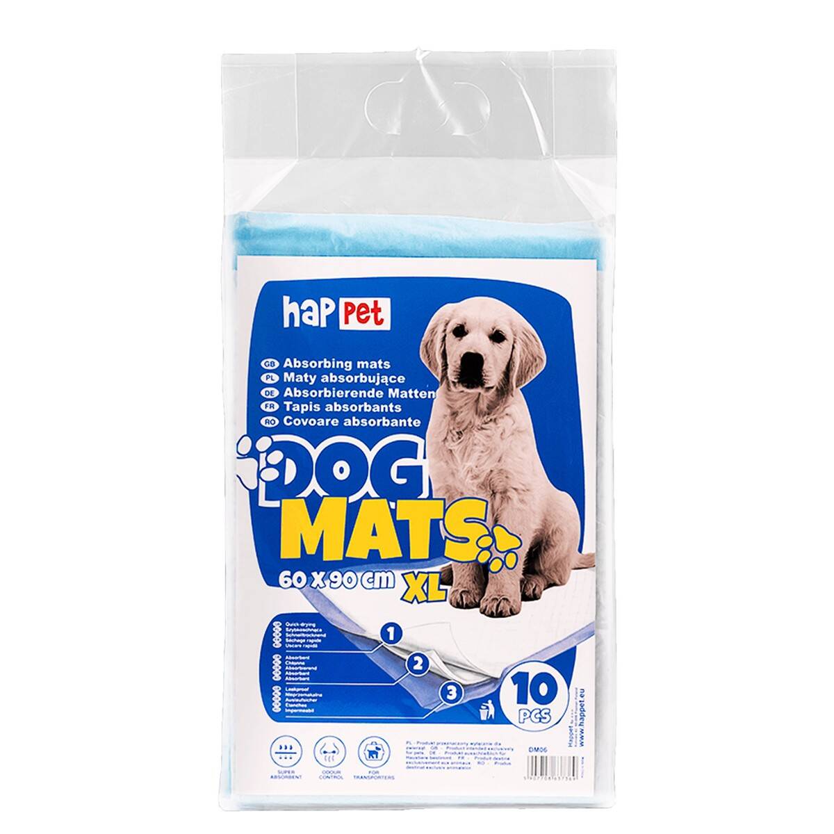 Maty Dog Mats Happet 90x60cm 10 szt.