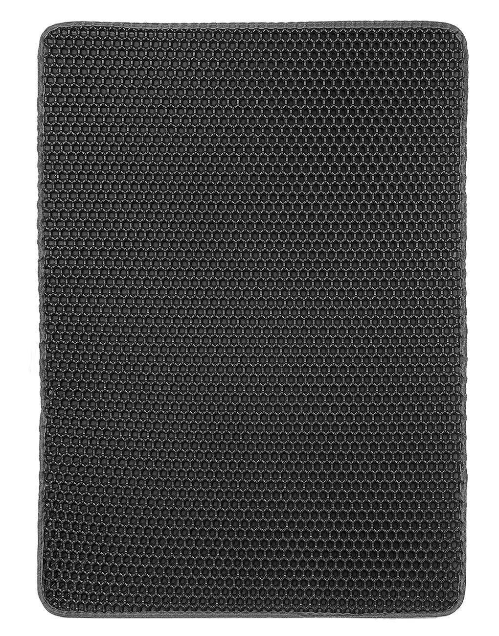 Litter mat L 55x75cm black (Photo 1)
