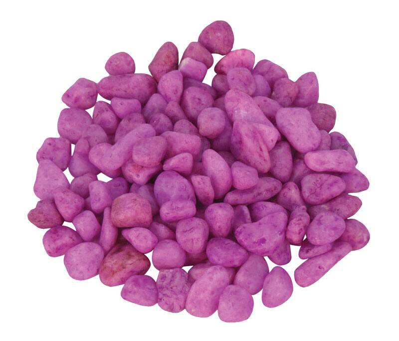 Dekorativer Aquarienkies Happet fluo. violett 0.7cm 0.5kg (S-E080YW)