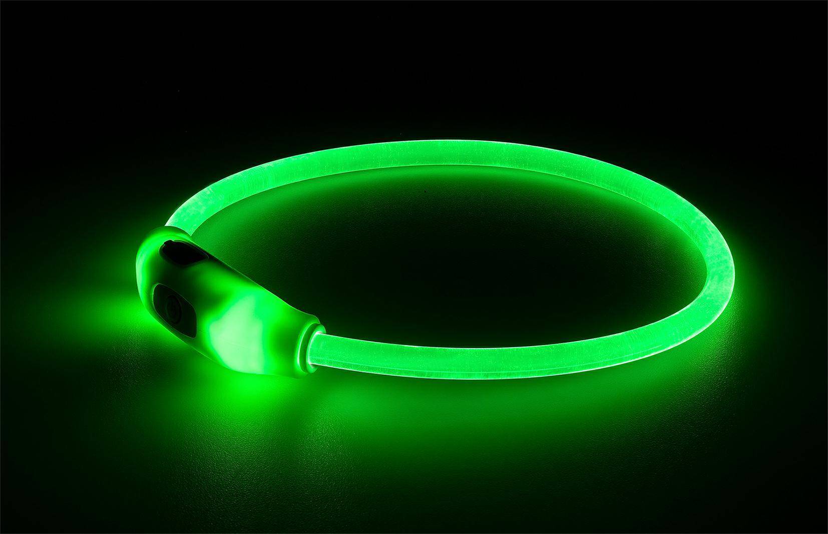 LED Dog collar green M (Photo 5)
