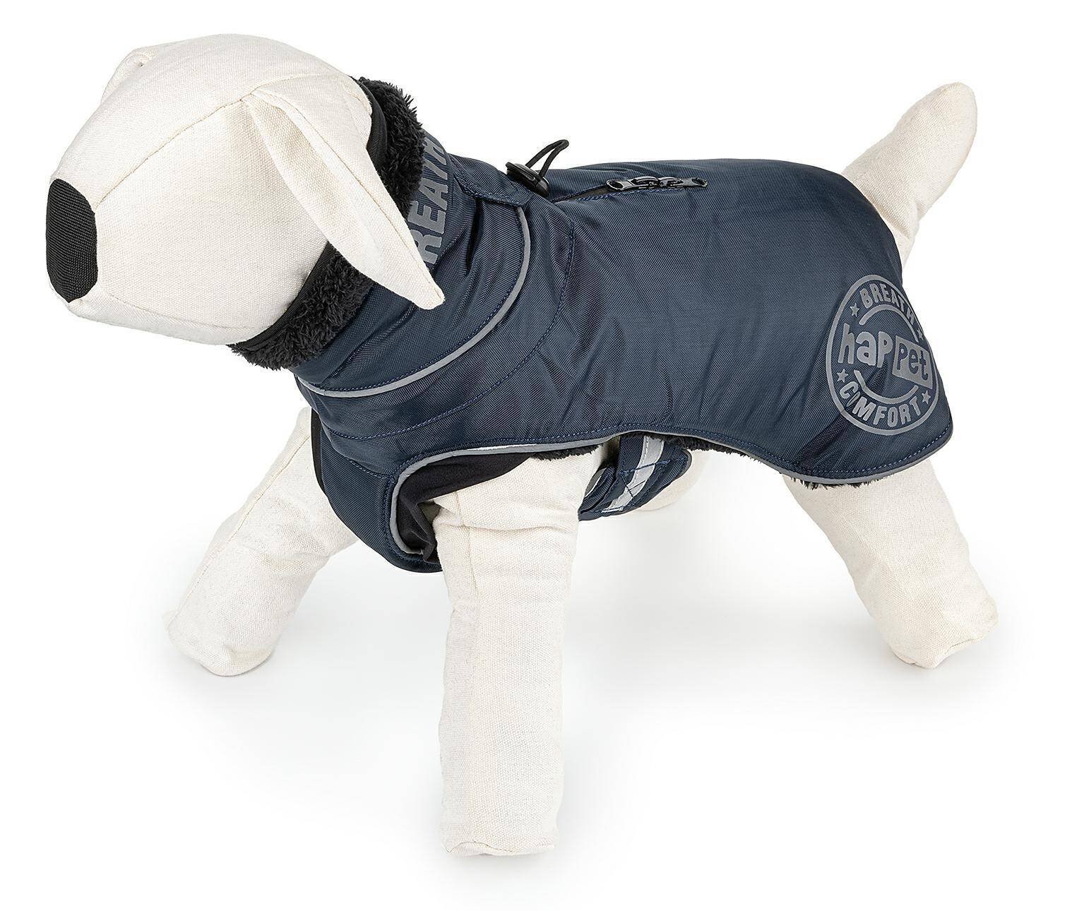 535A Dog Coat with a Double Collar