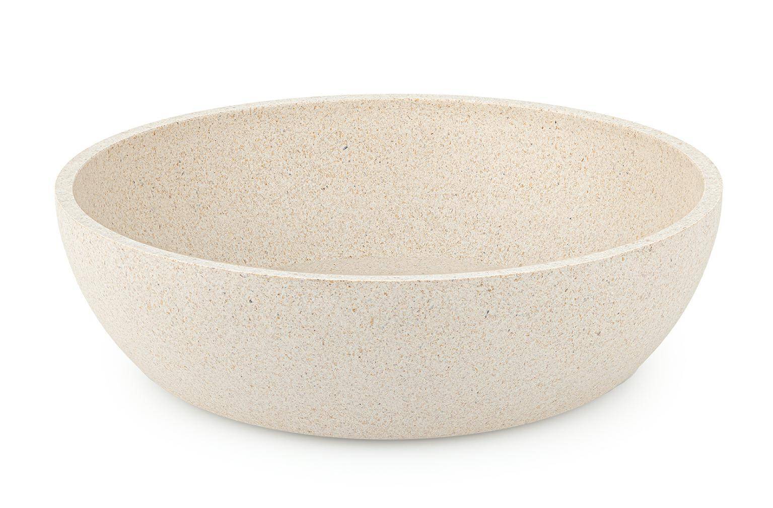 Bamboo bowl cream 21cm (Photo 1)