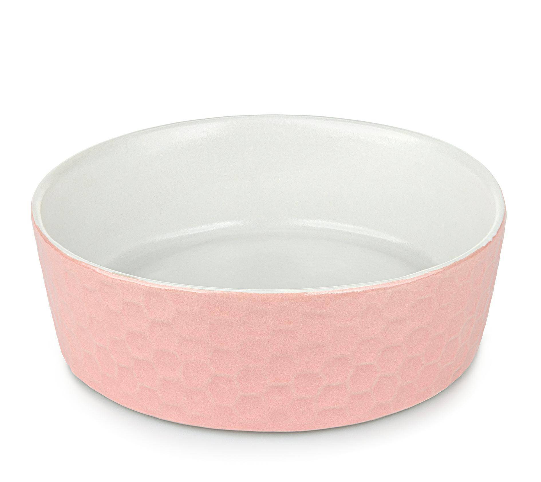 Miska ceramiczna 18cm różowa