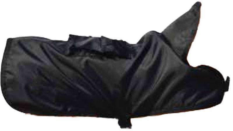 Raincoat Dog Cape - Happet 291A - Black XS - 30cm