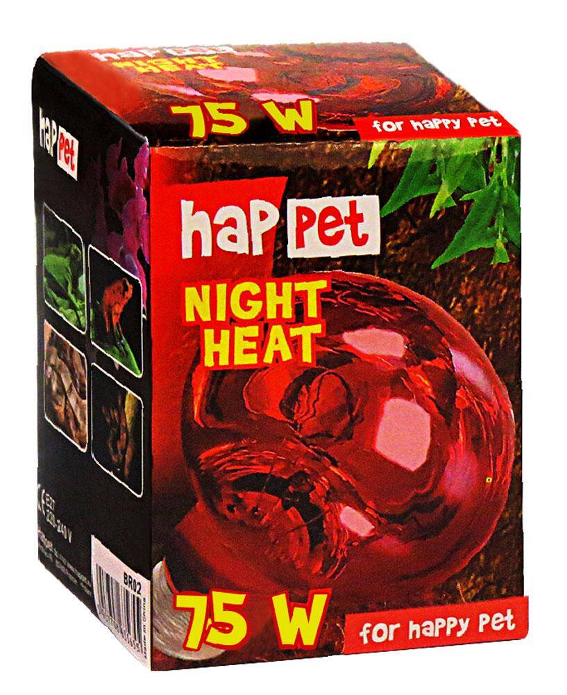 Żarówka Terra Night Heat UVA Happet 75W (Zdjęcie 1)