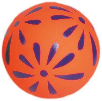 Moosgummi-Ball Blumen Happet 57mm orange (Z-Z726JK)