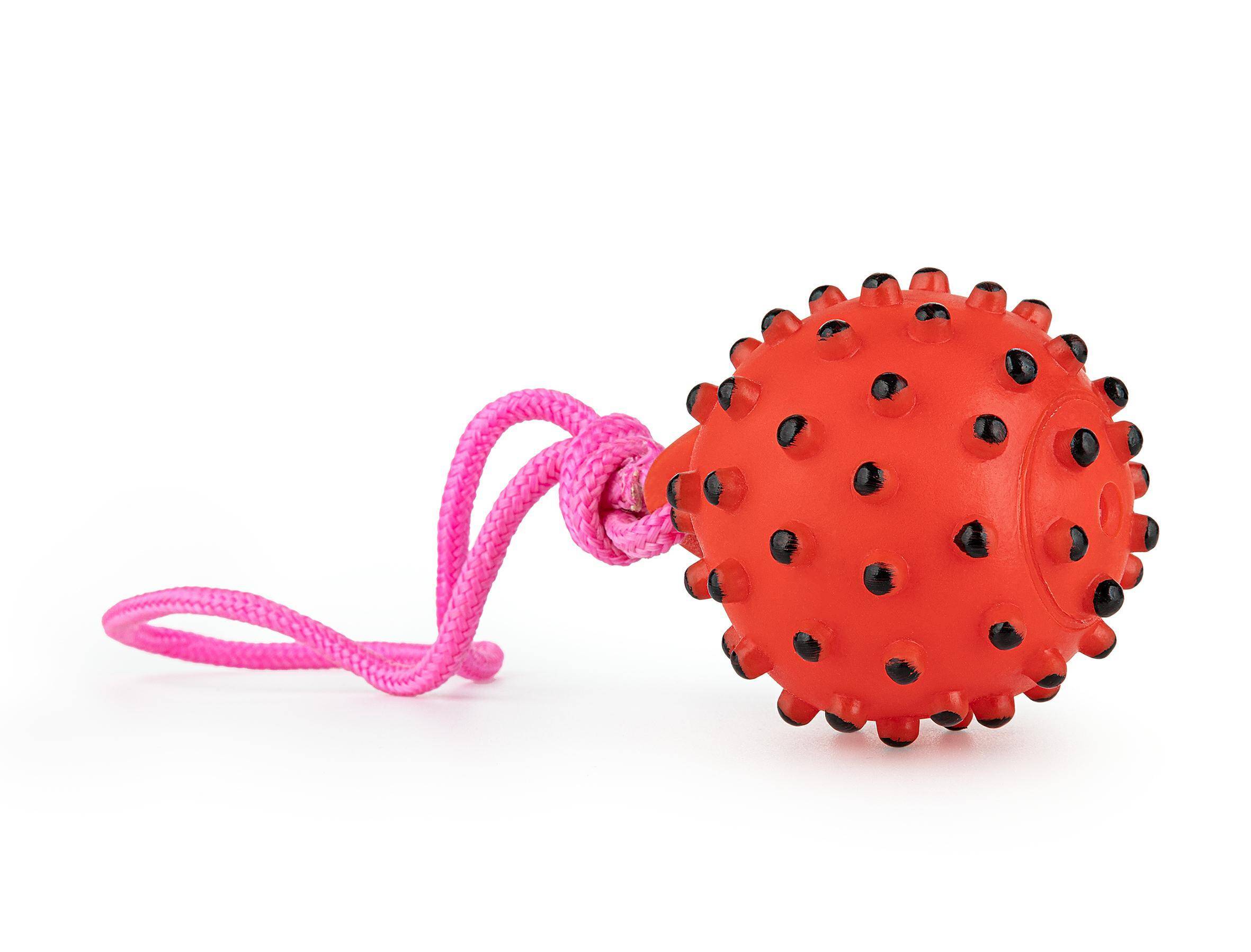 Rope Tug Toy red ball 40 cm
