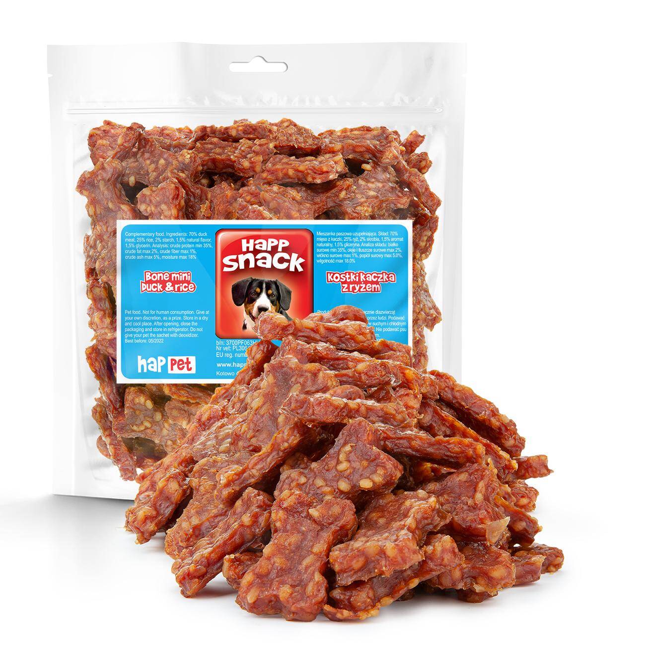 Duck & rice bone 4 cm Happet (Z-GM93HC)