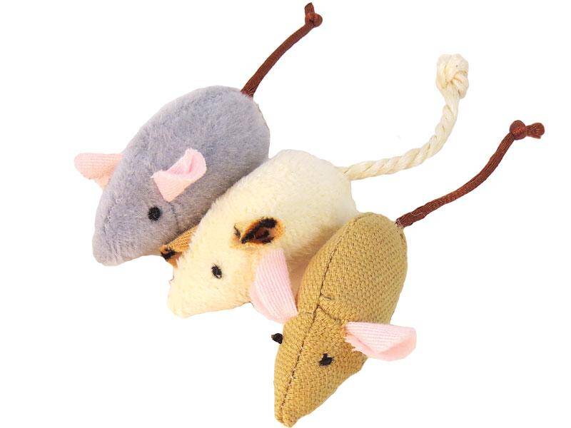 Cat Toy / Three Mice Set - Happet