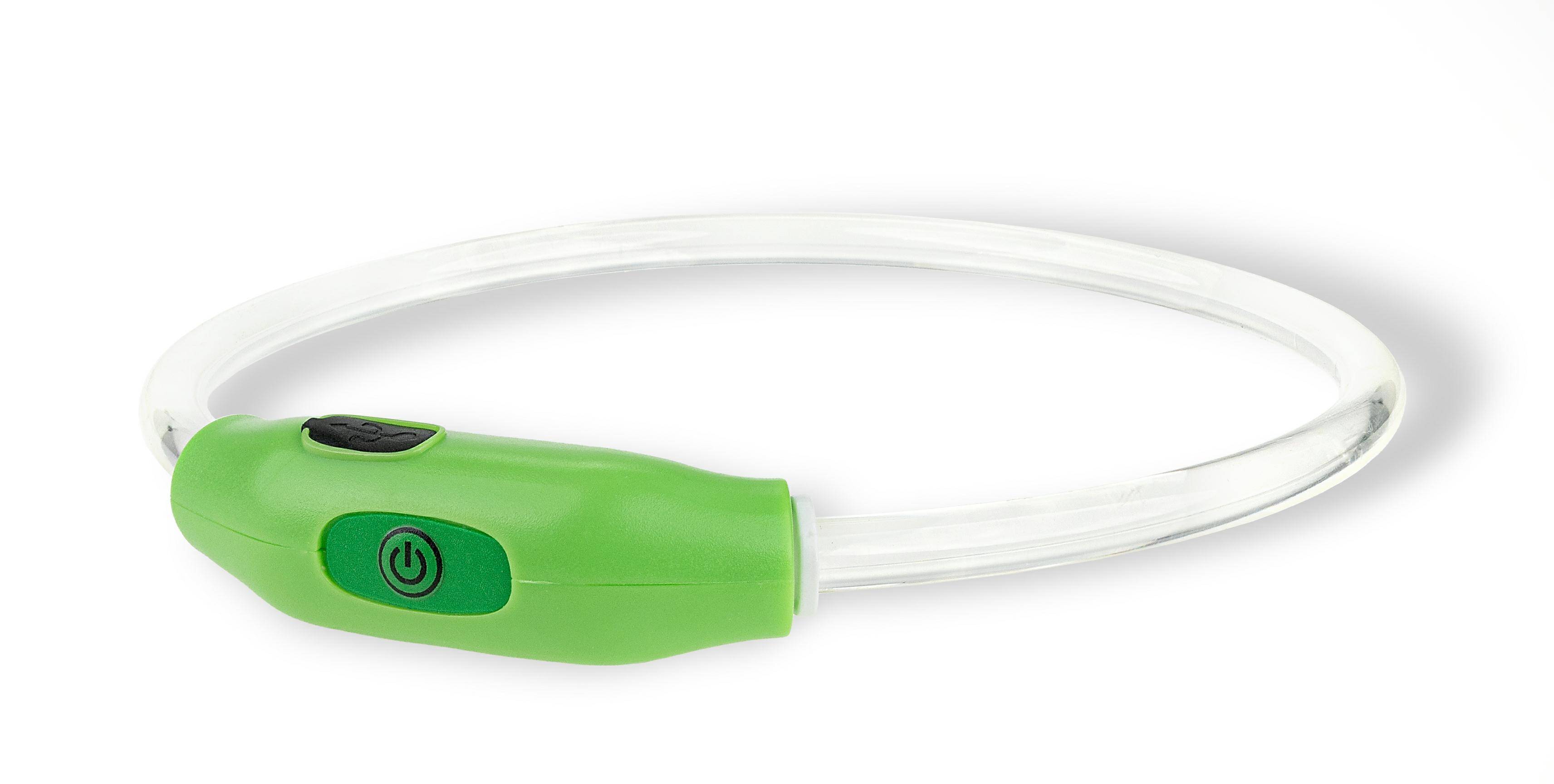 LED Dog collar green M (Photo 2)
