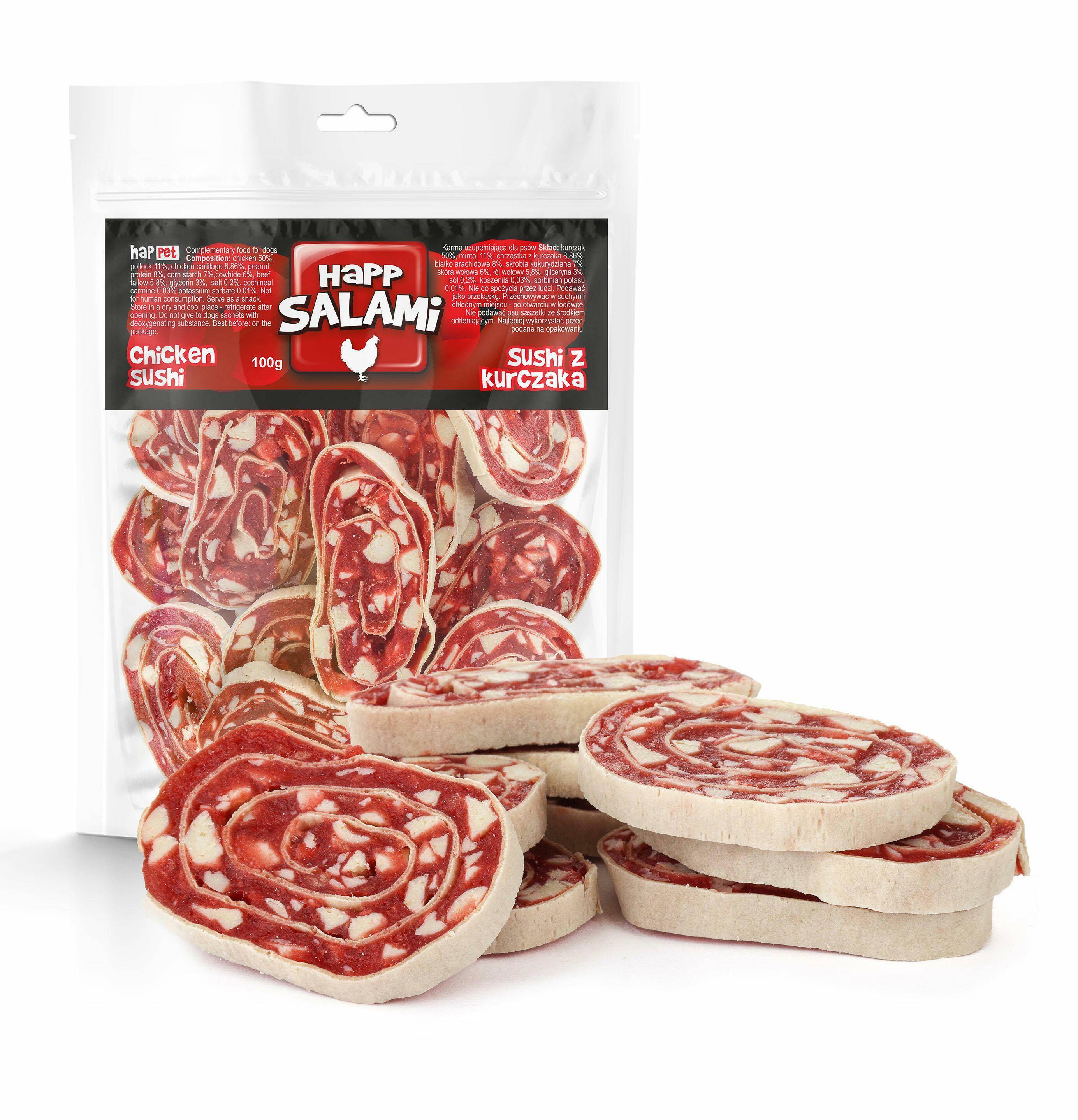 Sushi with Salami and Chicken 500 g