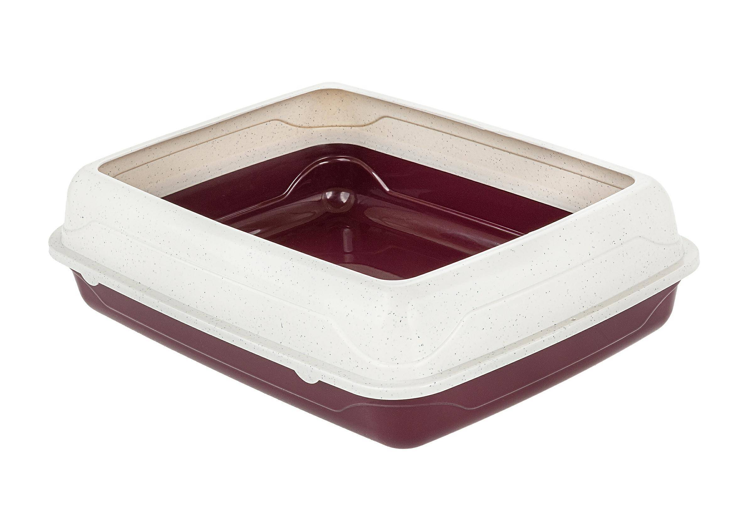 Cat Litter Tray PUSSY M / Red - Happet