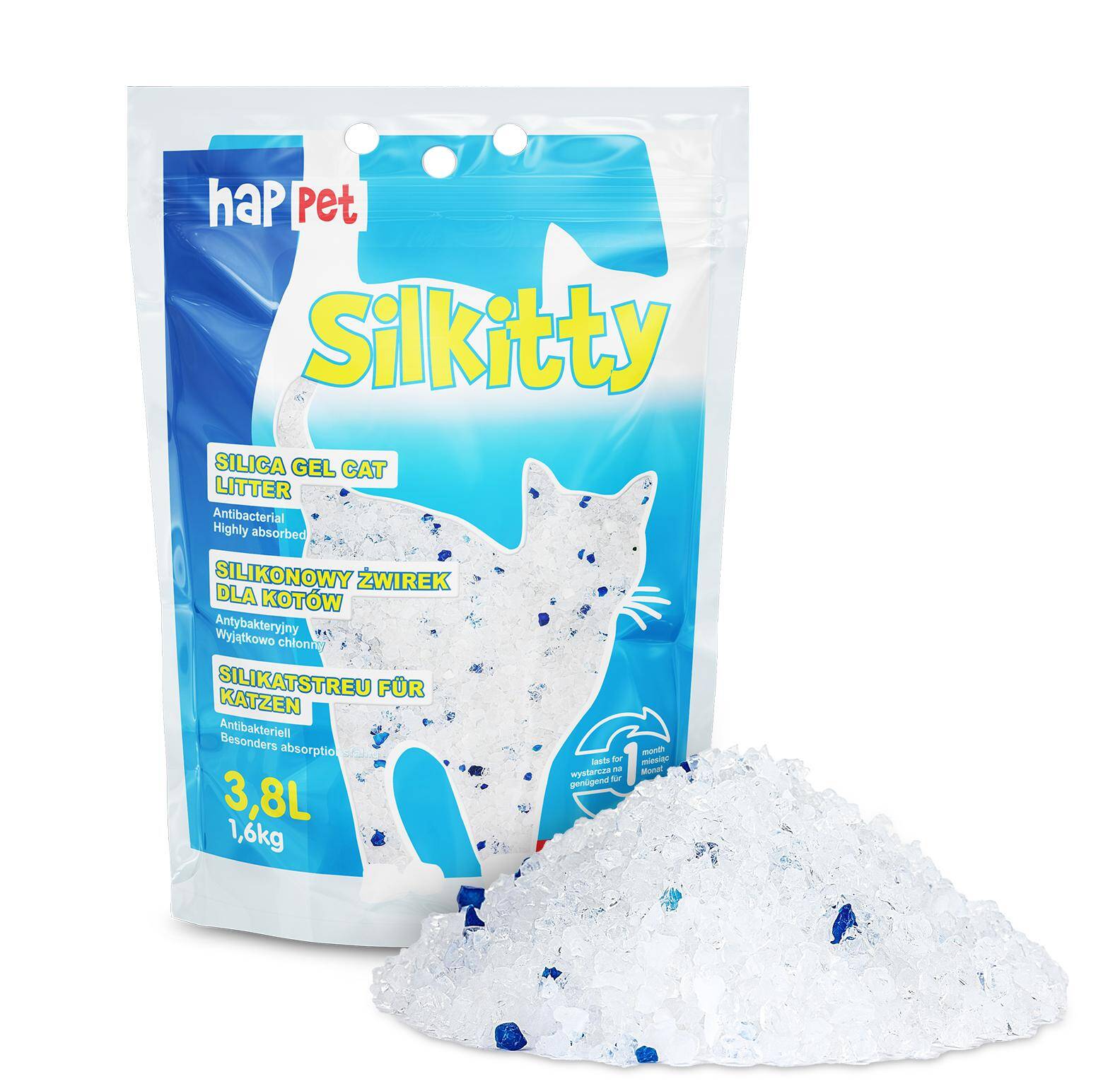 Silkitty Silikonstreu  Happet 3,8L 1,6KG (Z-Q111KS)