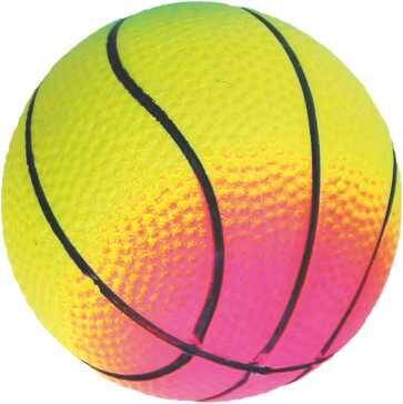 Zabawka piłka koszykówka Happet 57mm tęcza (Zdjęcie 1)