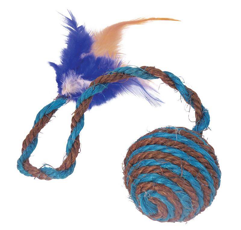 Cat Toy Sisal Ball / Feather - Happet