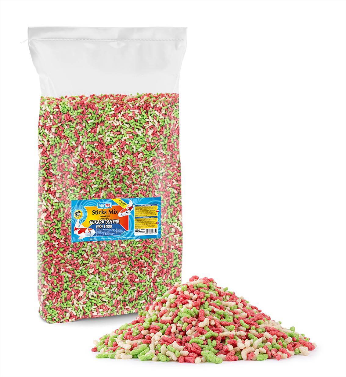 Essstäbchen mix dreifarben, 80L (L-P032PO)