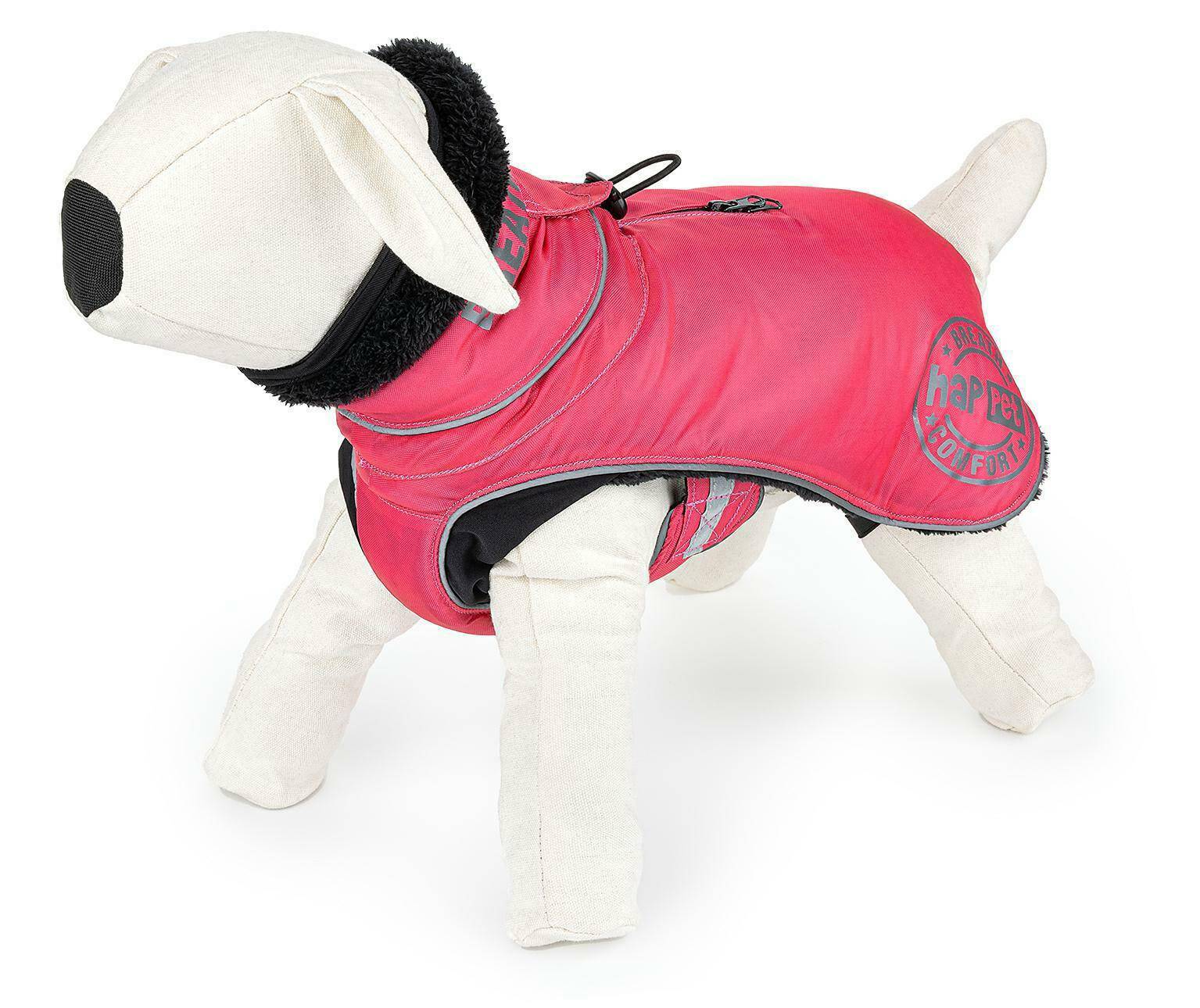 535B Dog Coat with a Double Collar