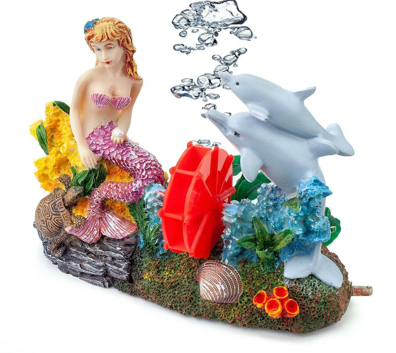 Aquarium reef and windmill decoration Happet R154 20 cm