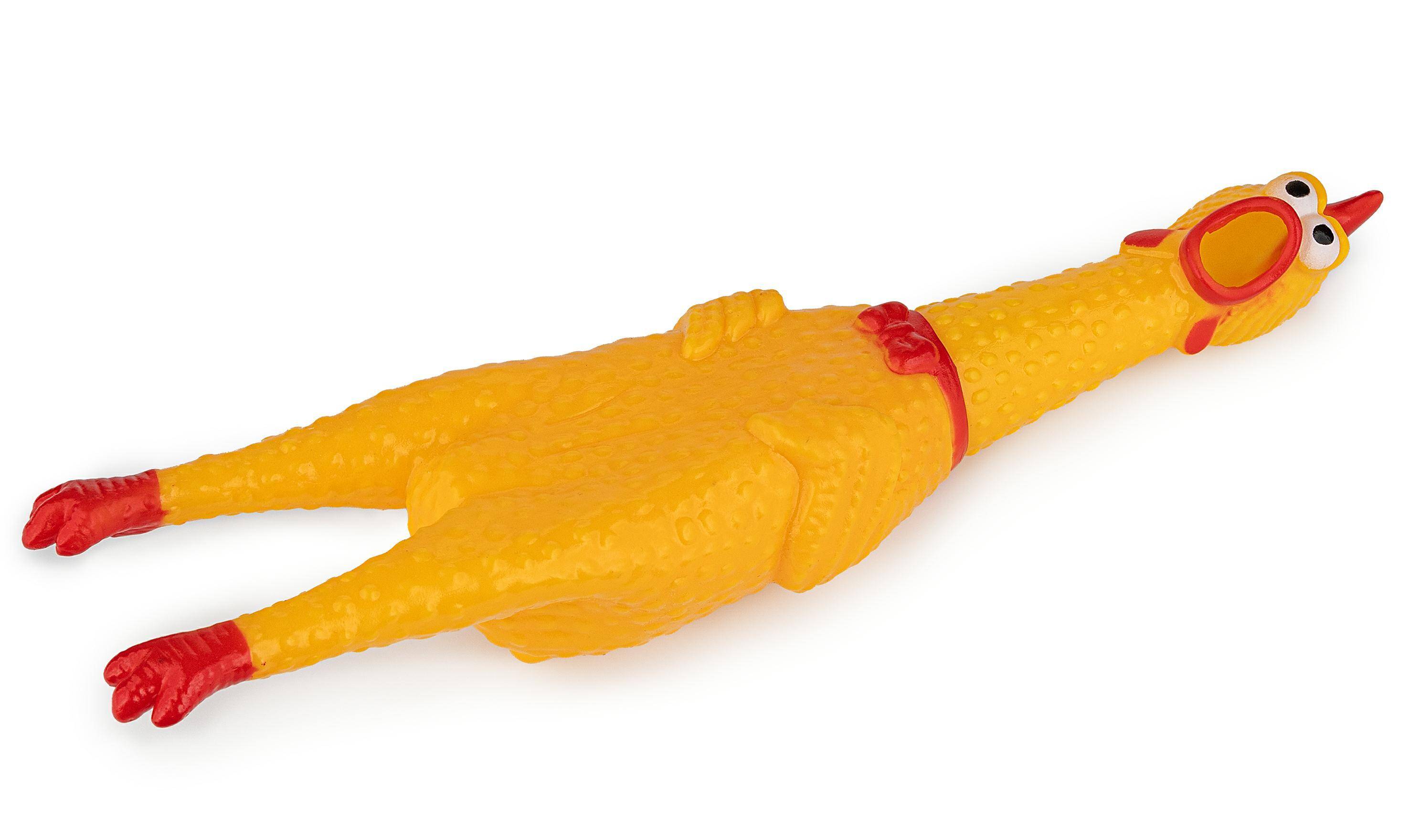 Z908 Rubber Squeaky Chicken 39 cm