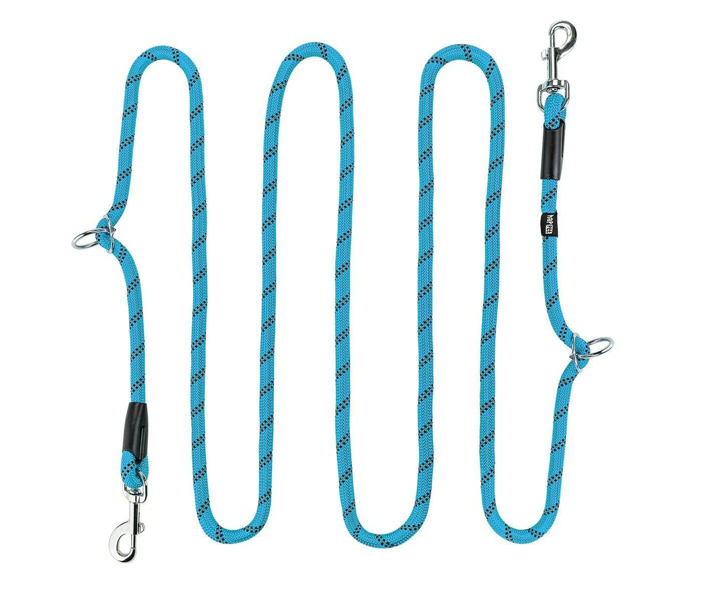 Adjustable Rope Leash L Blue