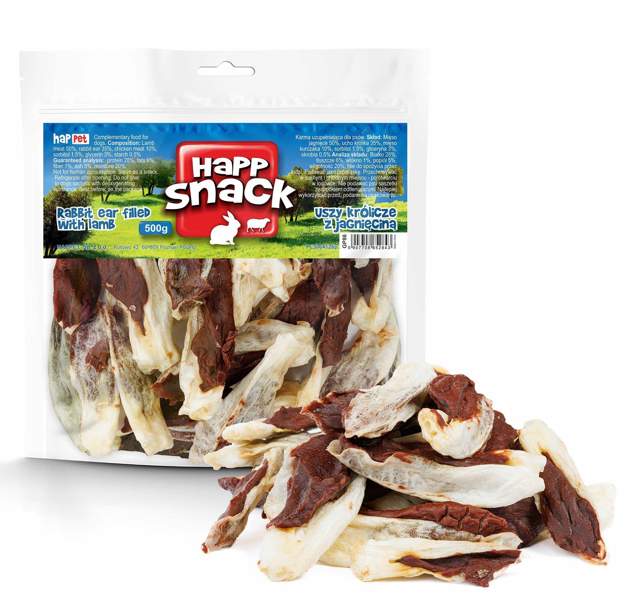 Rabbit Ears with Lamb 500 g