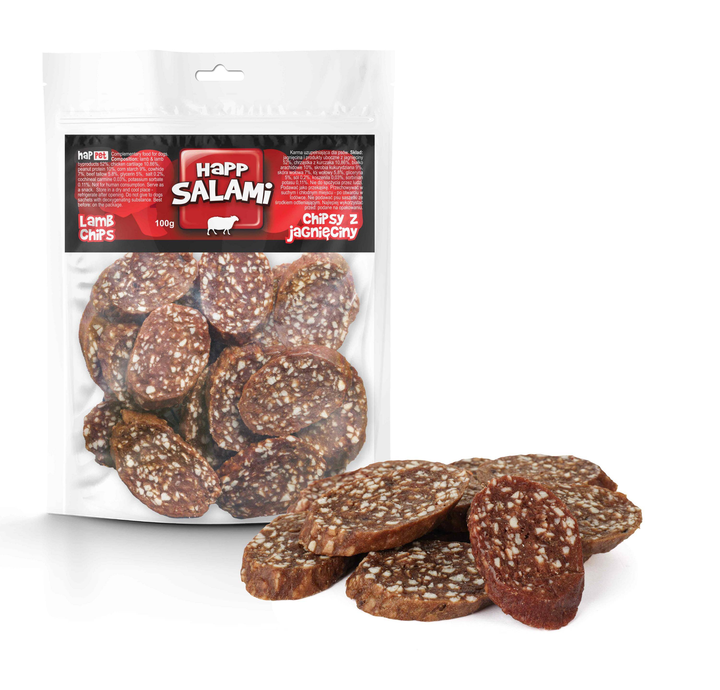 Lamb Salami Chips 100 g