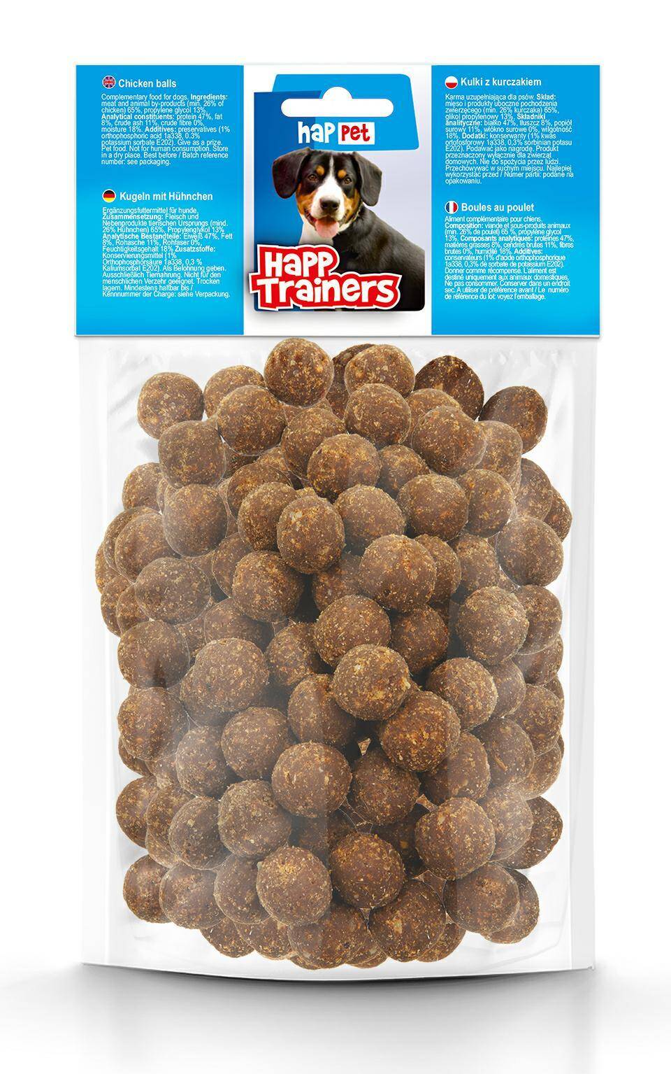 TRAINERS Chicken meatballs - dog treats 200g (Photo 4)