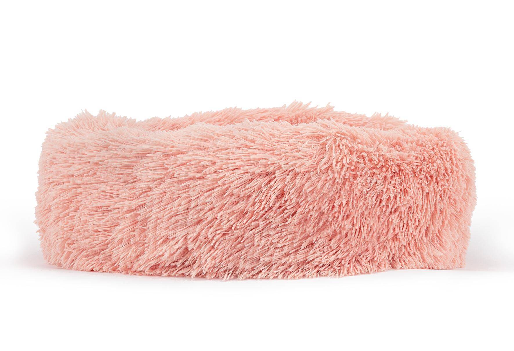 Plush pet bed pink S 50cm  (Photo 2)