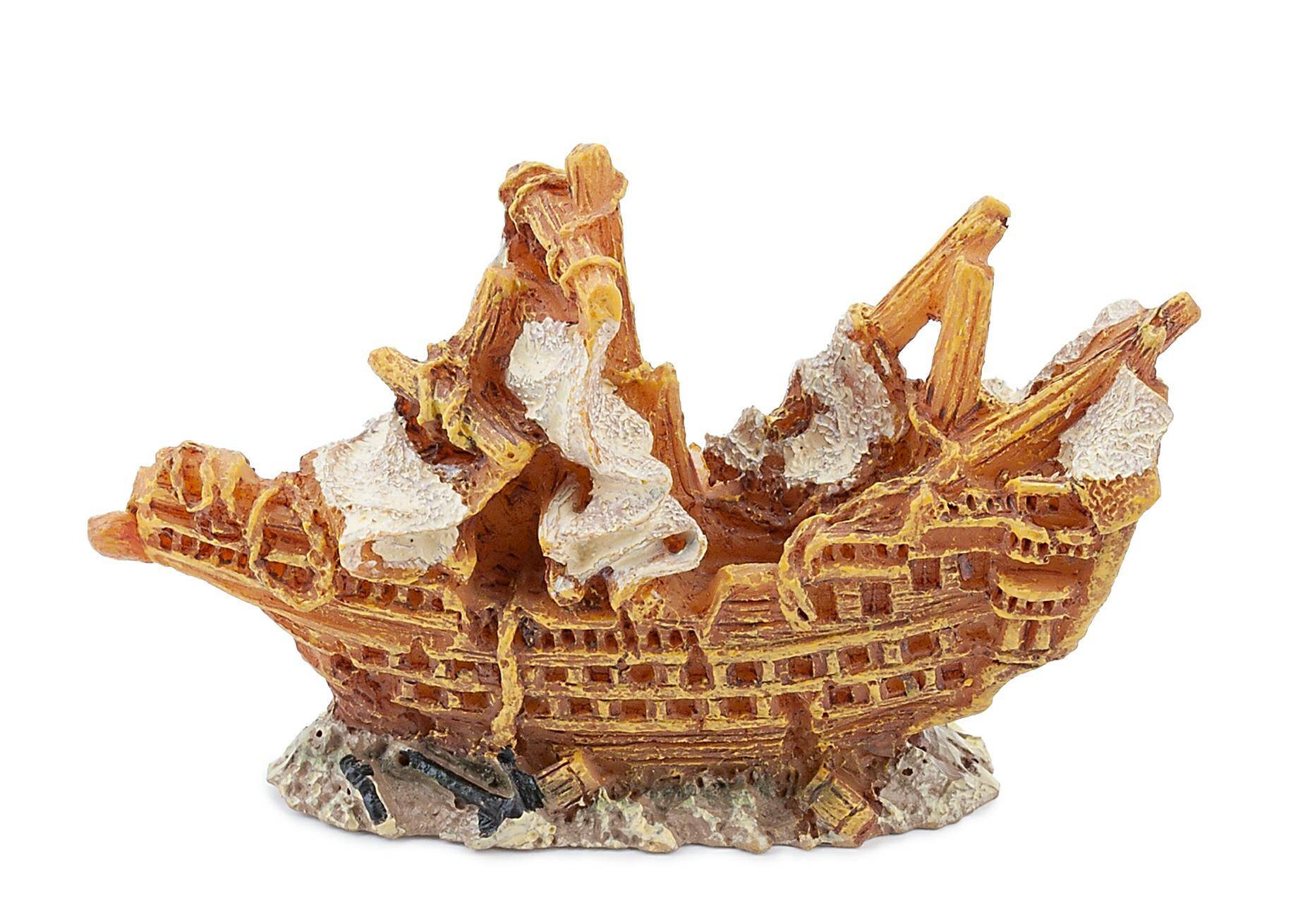 Resin ornament - Happet R102 shipwreck 6,5 cm