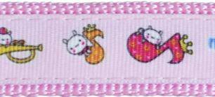 Leash & Harness SET - Happet SR53 - Pink / 2cm