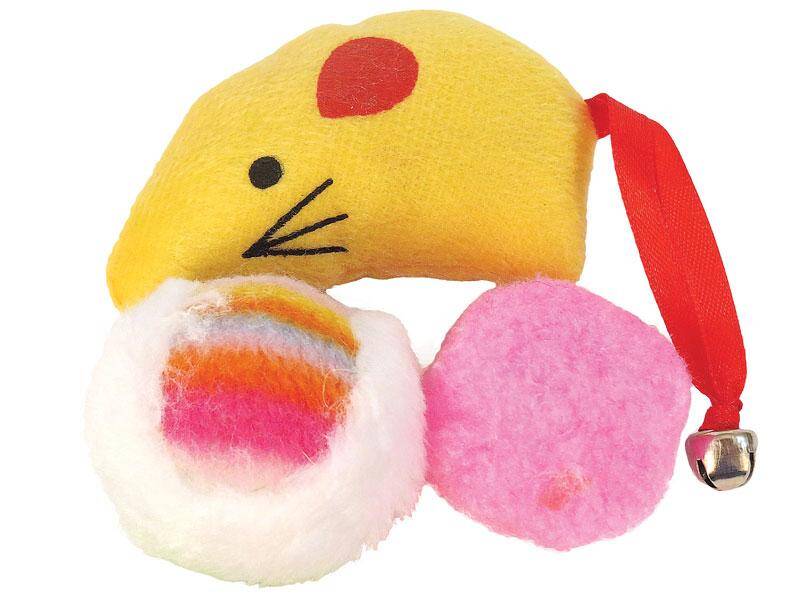 Cat Toy / Mouse & 2 Balls Set - Happet