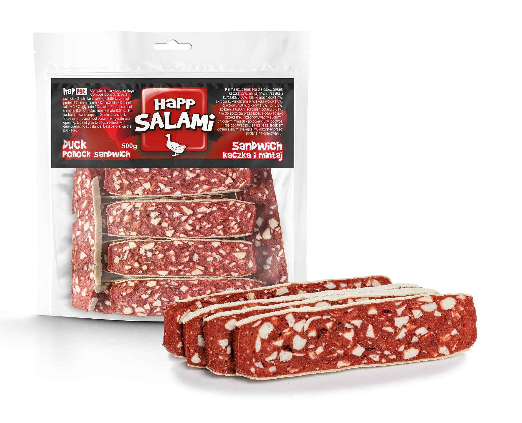 Duck & Pollock Salami Sandwich 500 g