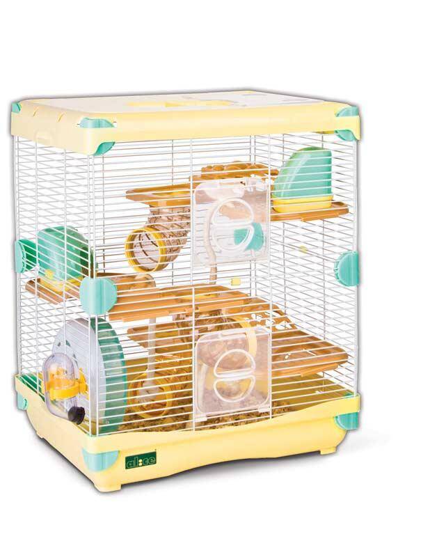 Rodent Cage GREMI Adventure Land / L Double Beige - Hamster