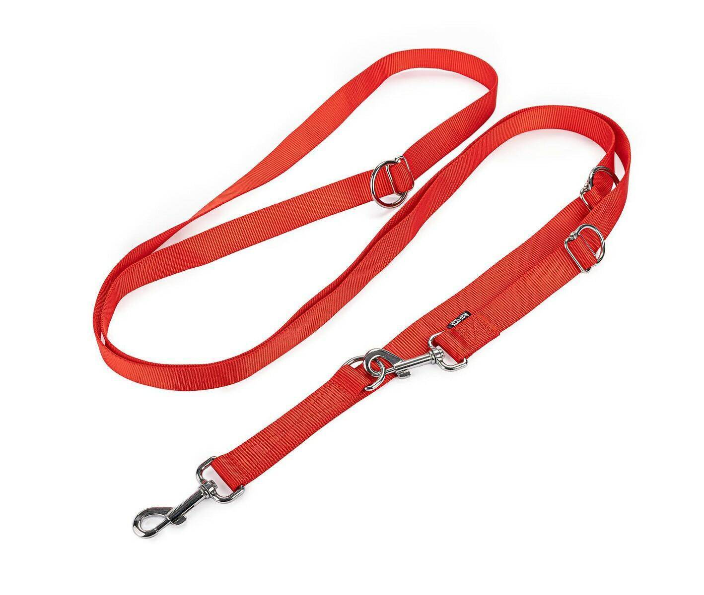 Adjustable Tape Leash XS Red