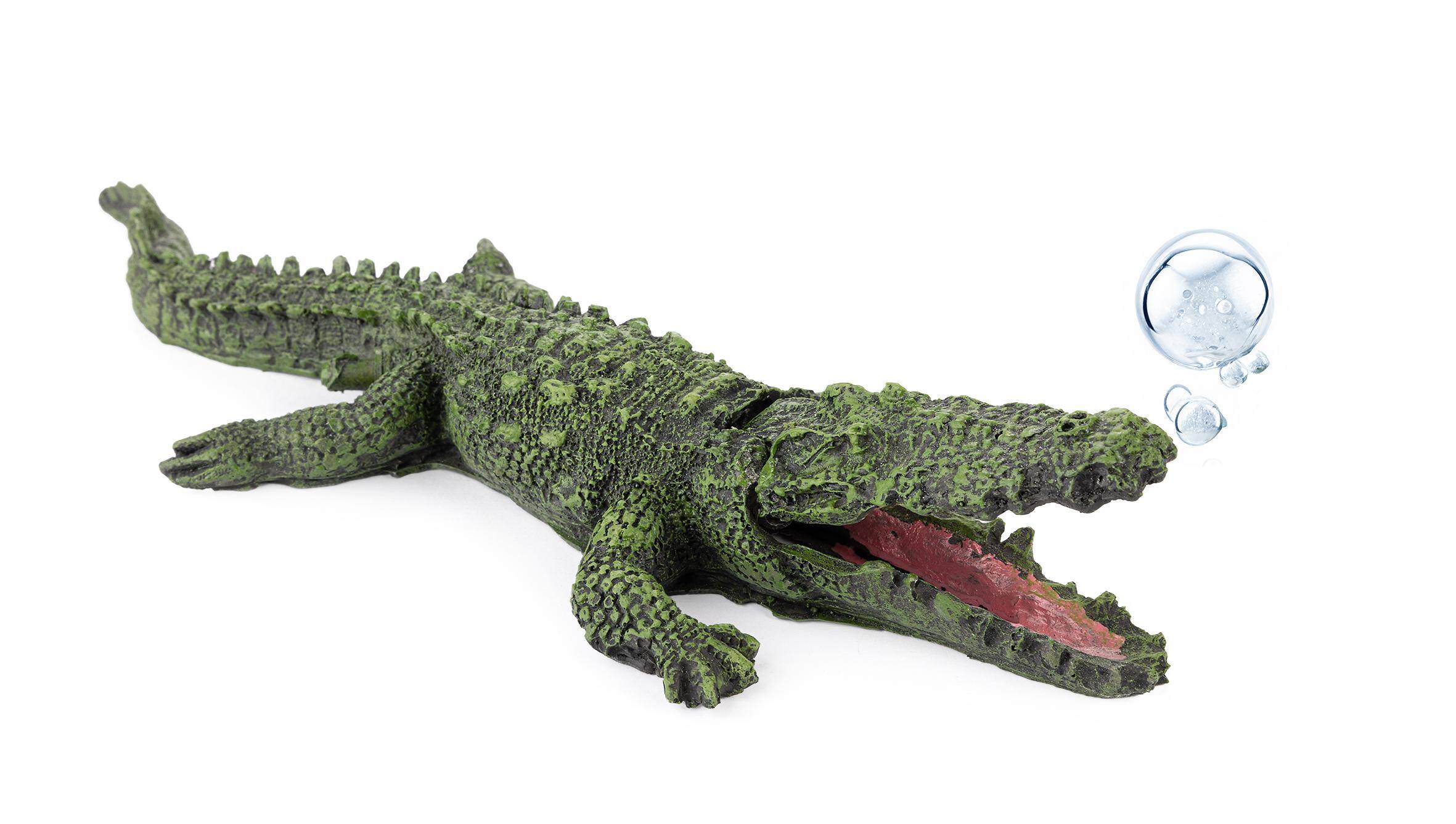Aquariendekoration - Krokodil Happet U183 17 cm (S-U183DI)