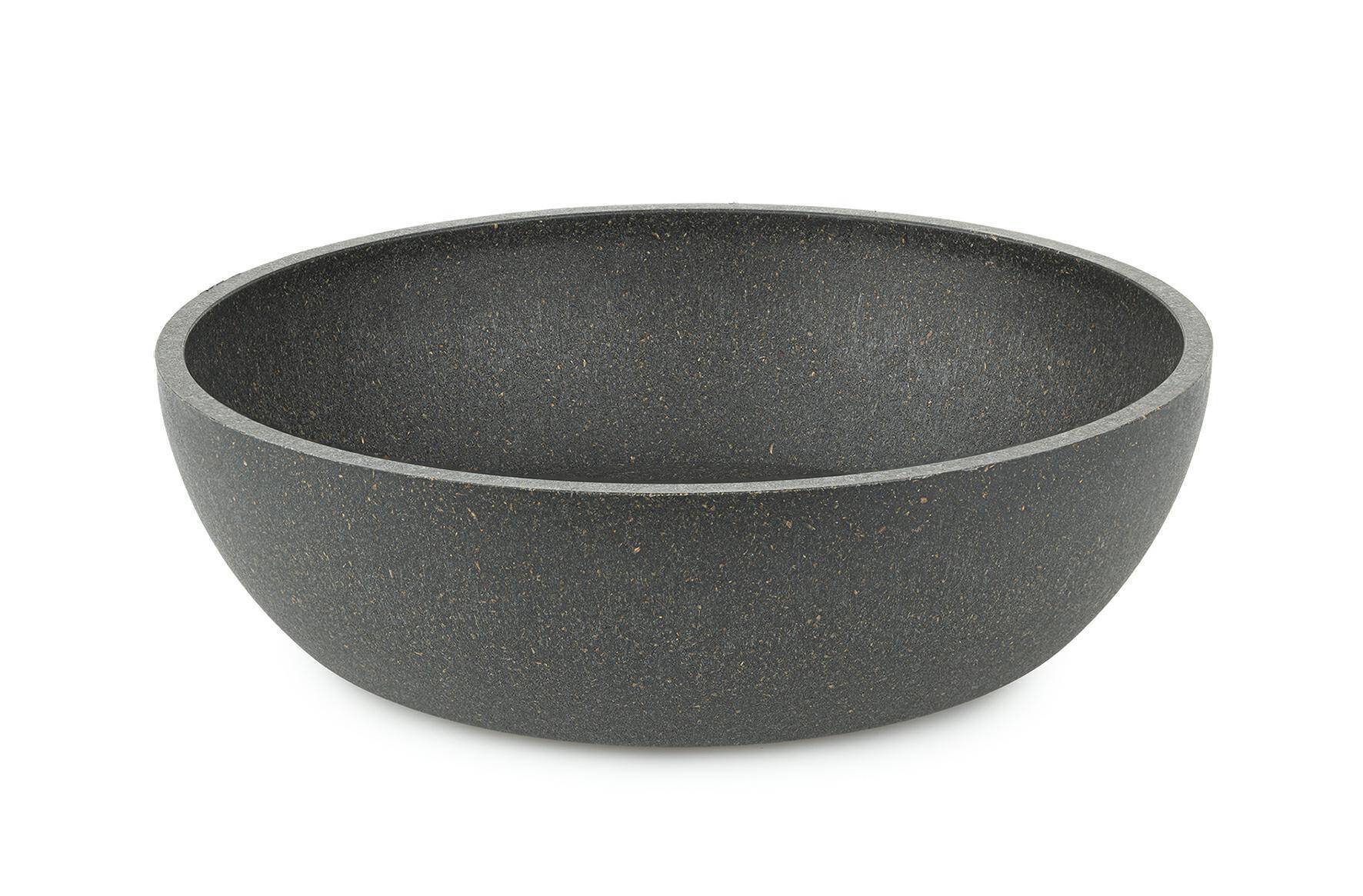 Bamboo bowl graphite 17cm