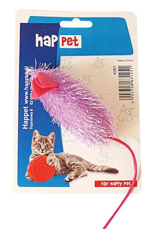 Zabawka dla kota myszka Happet K061 10cm (Zdjęcie 2)