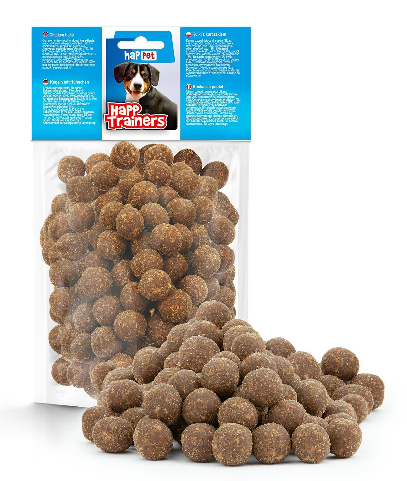 TRAINERS Chicken meatballs - dog treats 200g
