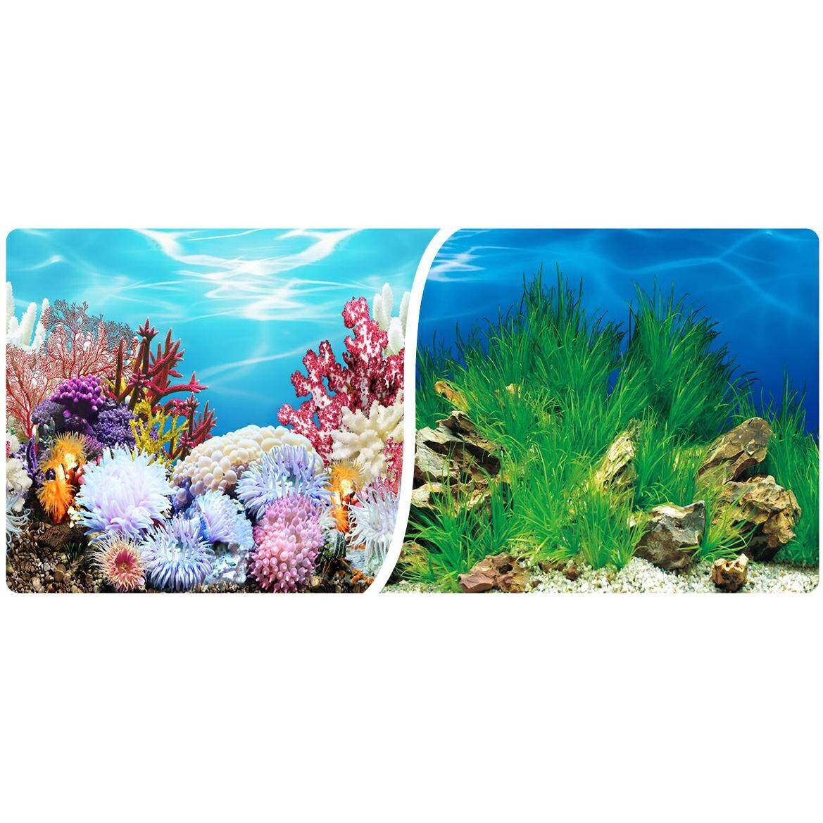 Double-Sided Aquarium Background – Photo Wallpaper