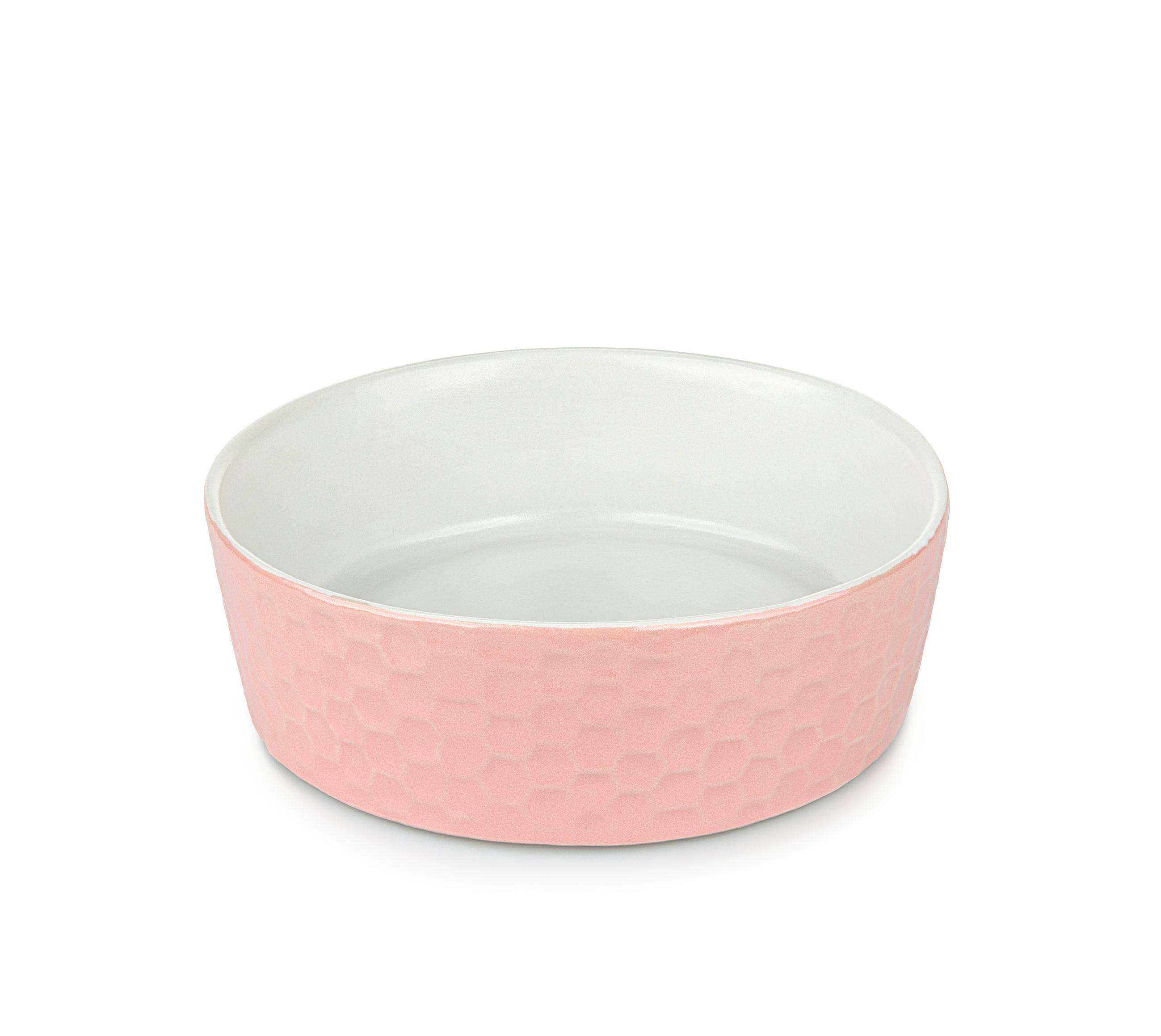 Miska ceramiczna 12cm różowa