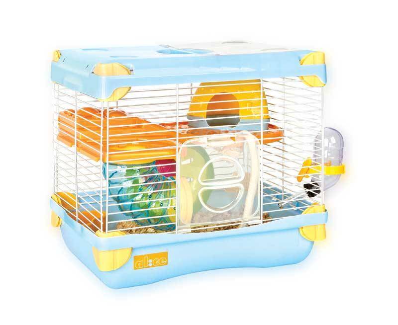 Rodent Cage GREMI Adventure Land / S Blue - Hamster