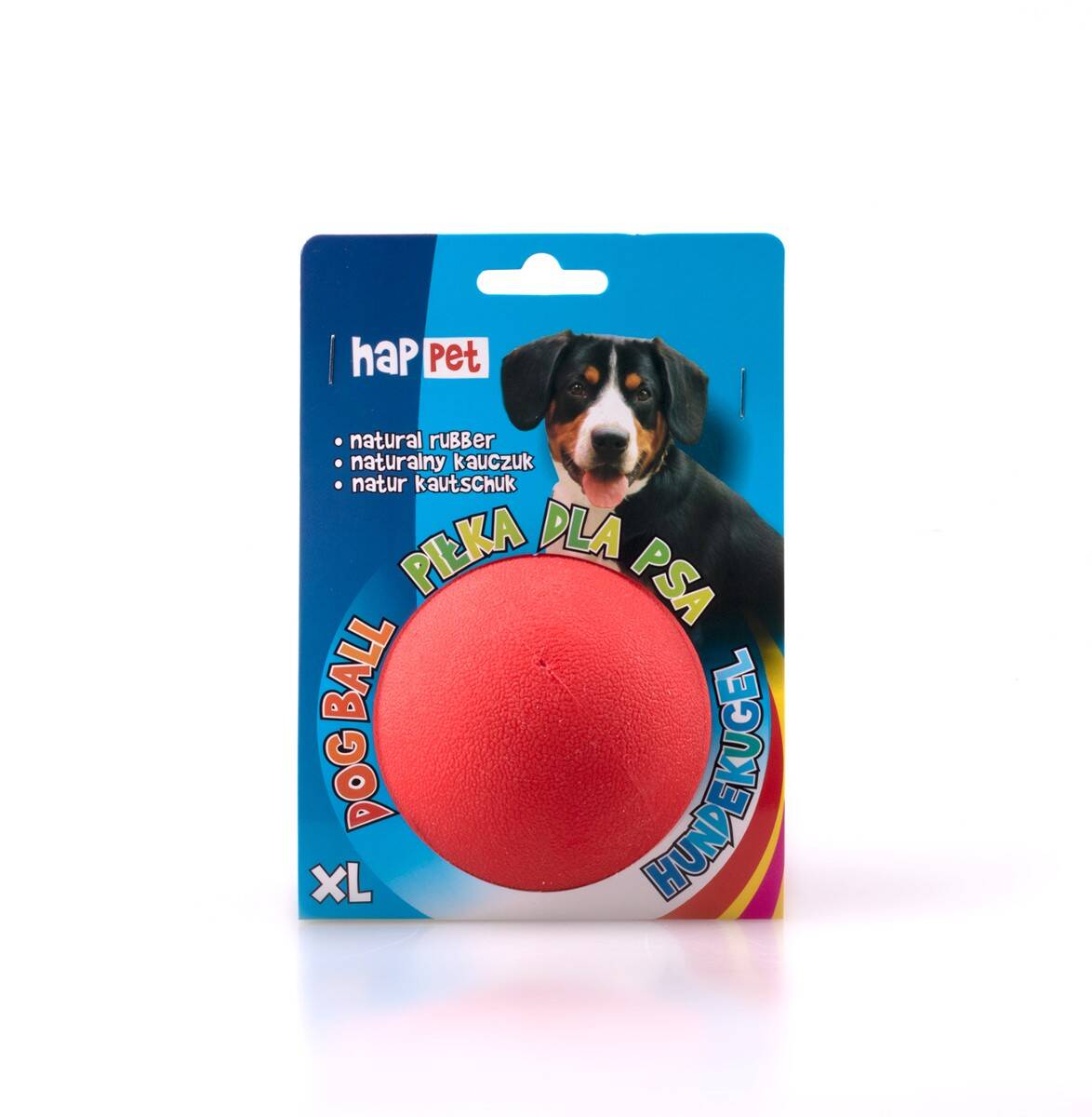 Rubber ball for a dog 90mm