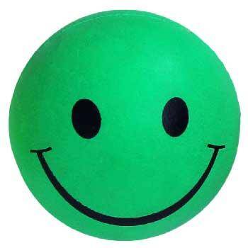 Zabawka piłka buźka Happet 57mm zielona ciemna (Zdjęcie 1)
