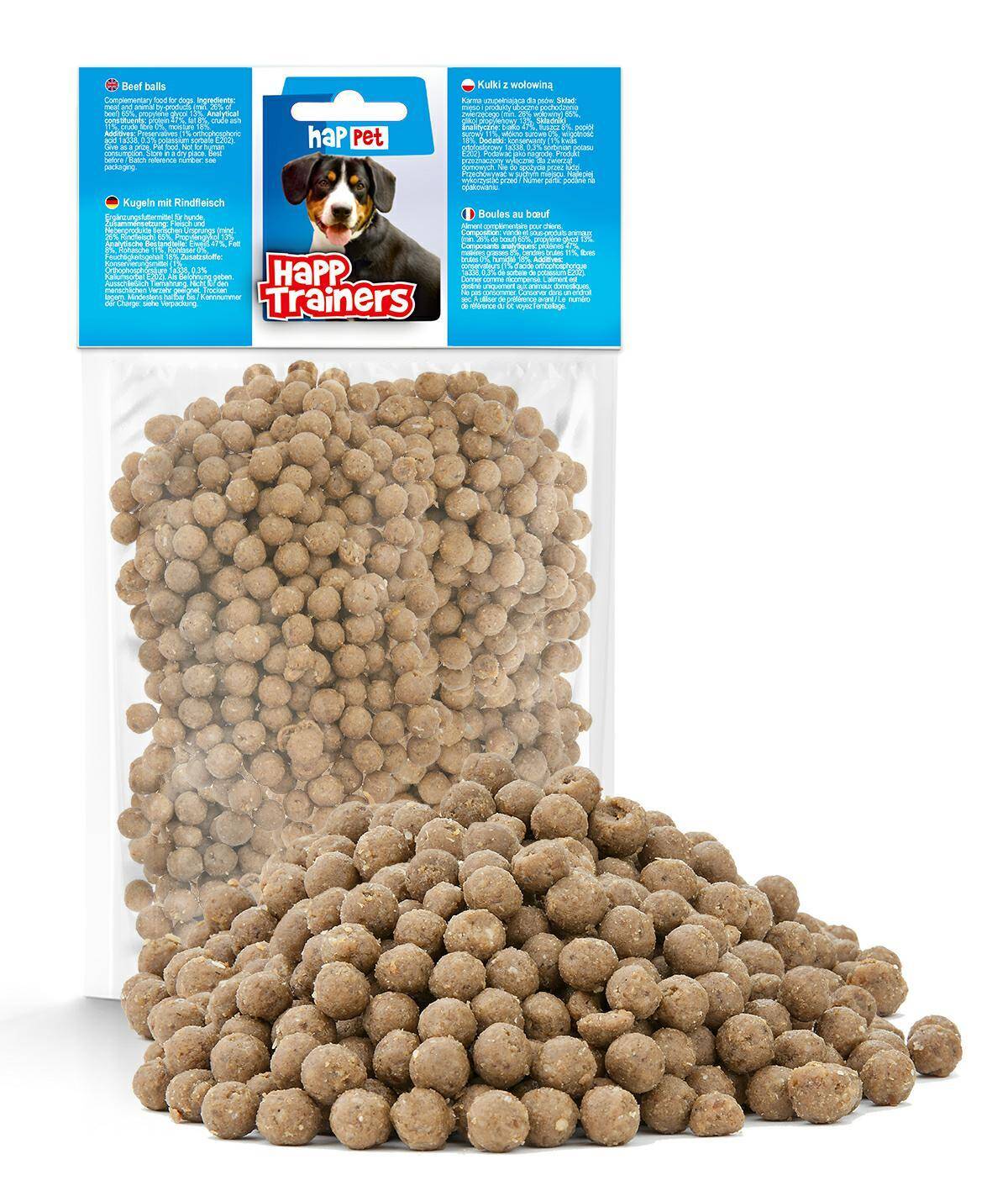 TRAINERS Beef meatballs - dog treats 200g