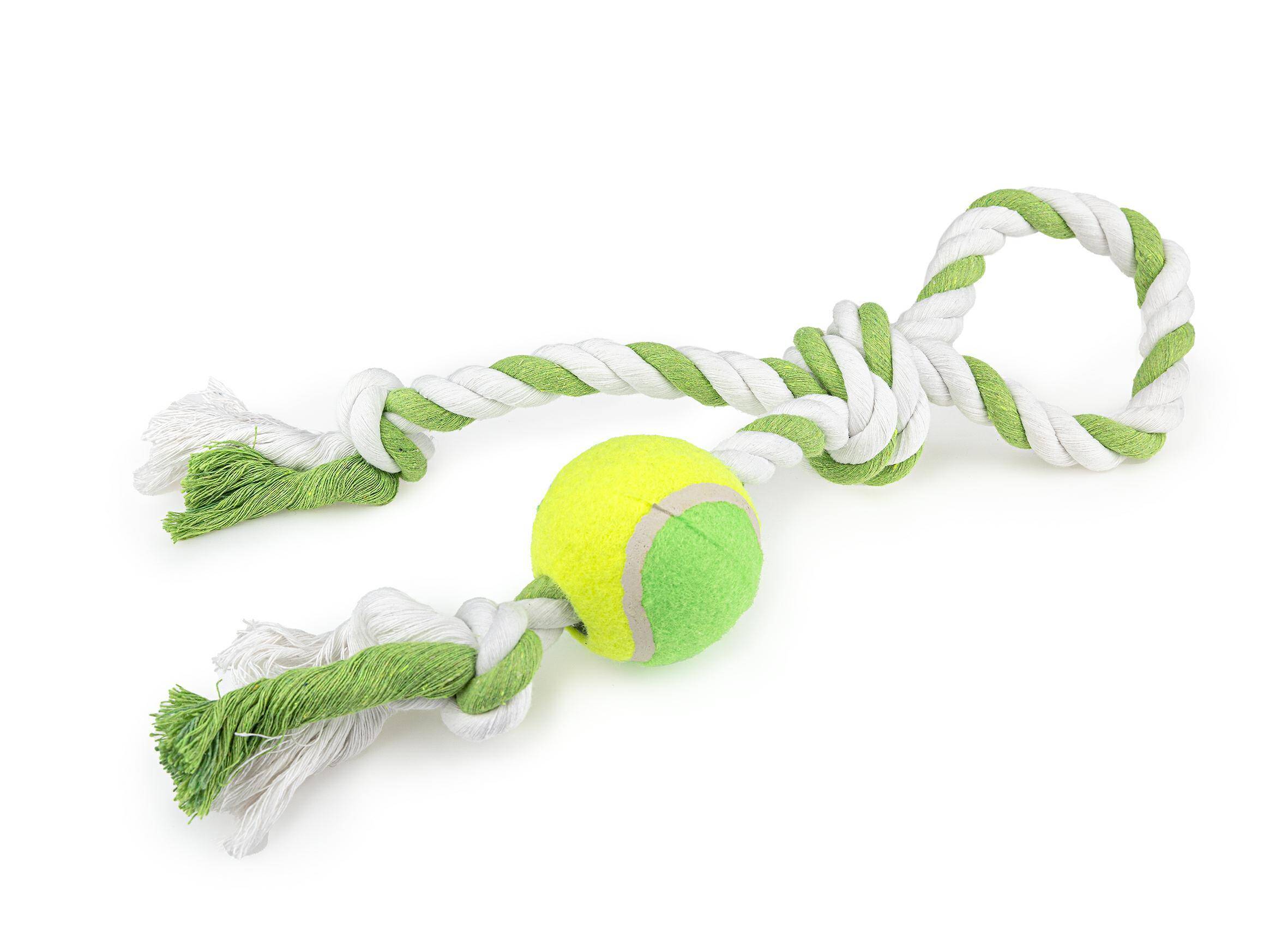 Zabawka sznurek pętla + tenis Happet Z549 40cm (Zdjęcie 2)