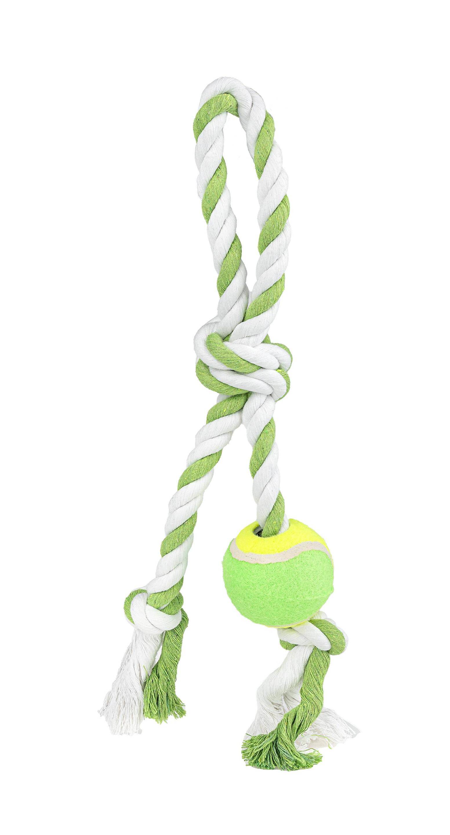 Zabawka sznurek pętla + tenis Happet Z549 40cm (Zdjęcie 1)