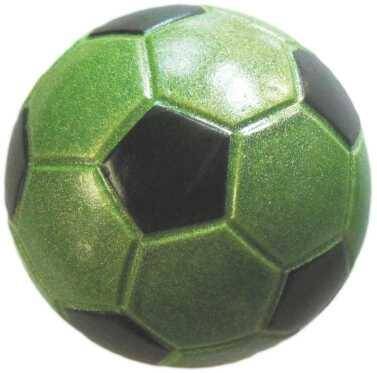 Zabawka piłka football Happet 72mm zielona brokat