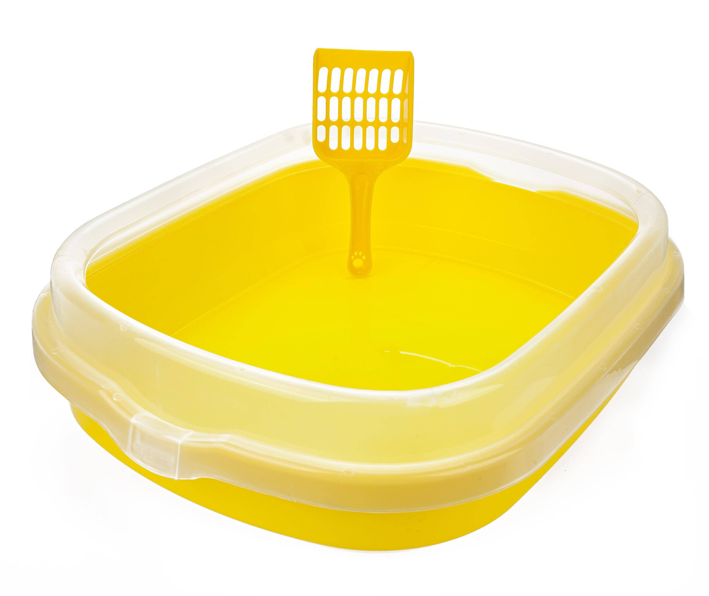 Cat Litter Tray POLLY / Yellow - Happet