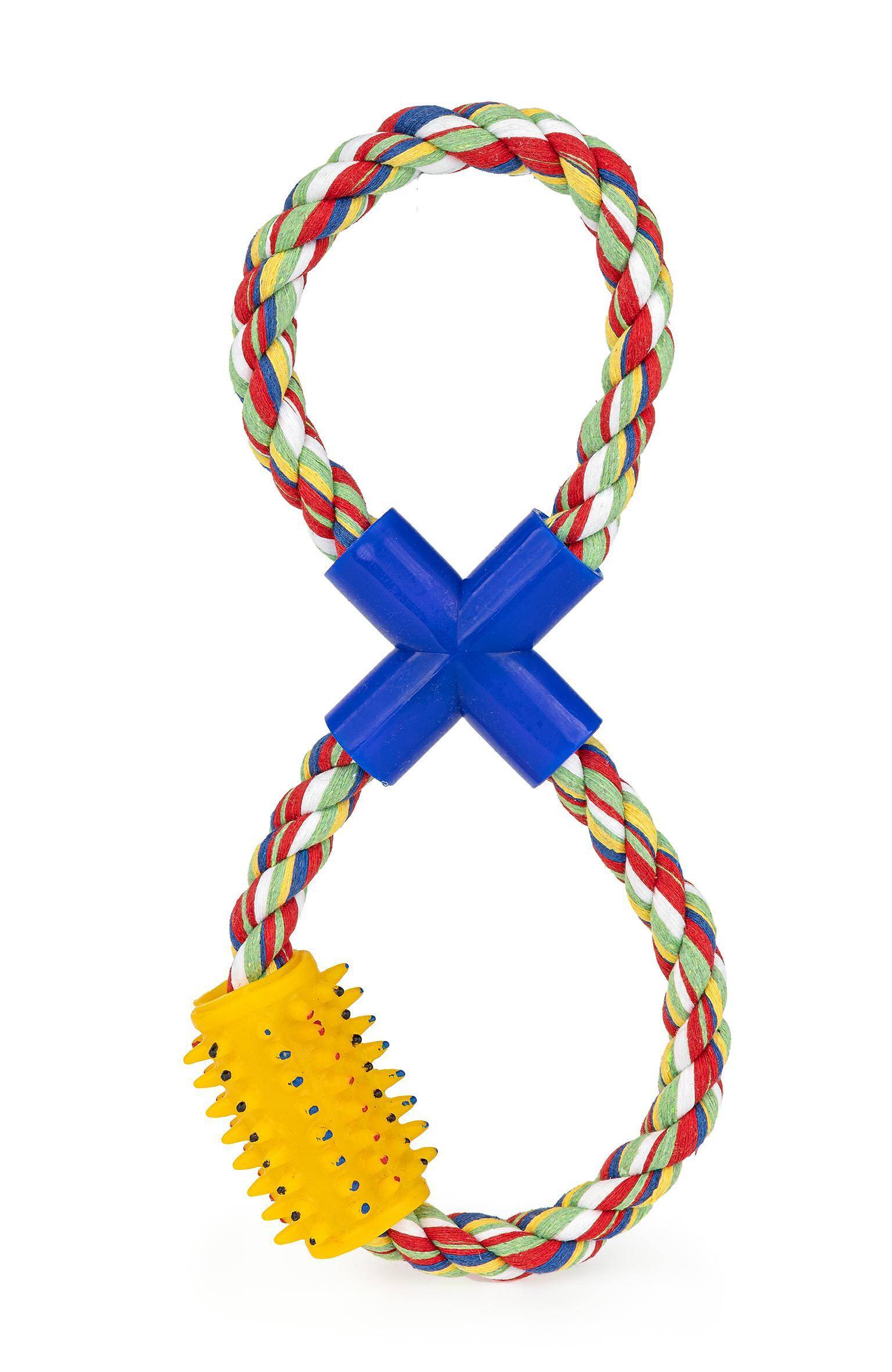 Rope Toy / Eight with Spikes - Happet Z544 - 28cm